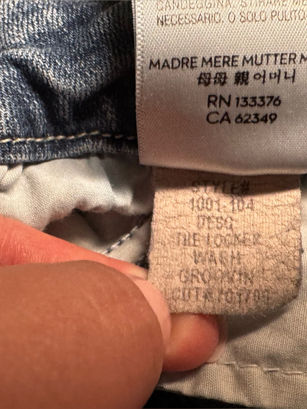 MOTHER The Looker Skinny Jeans in Groovin Wash Size 28 Blue Stretch - Picture 8 of 8